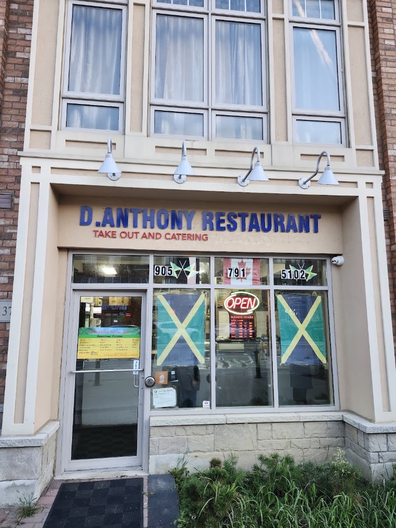 D. Anthony Restaurant storefront